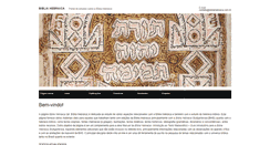 Desktop Screenshot of bibliahebraica.com.br